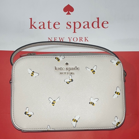 kate spade Bags Kate Spade Staci Bee Saffiano Leather Mini Camera